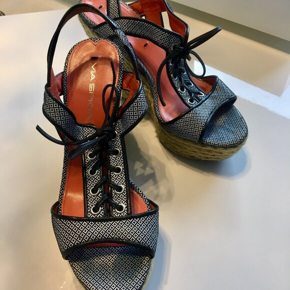 Via Spiga Kassiana Espadrille wedge size 7 - Picture 8 of 12